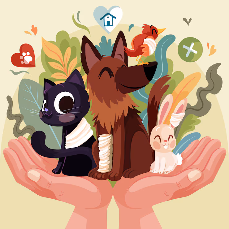 Awareness campaign promoting humane rescue and care