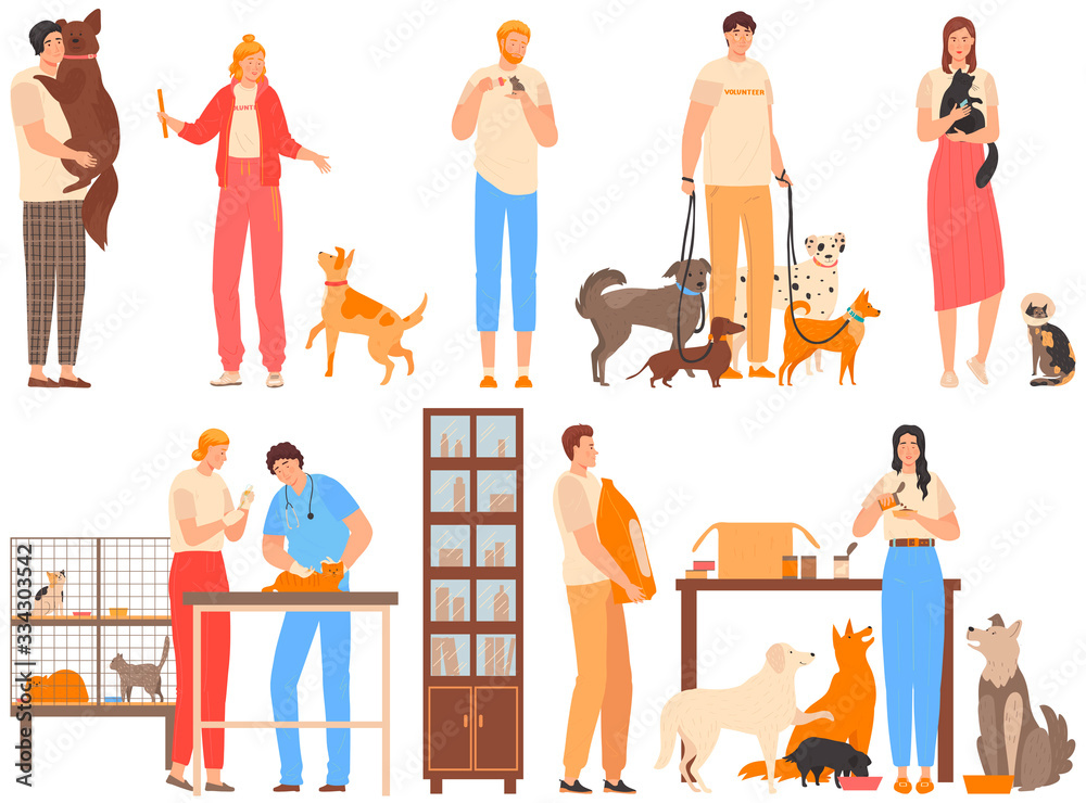 Volunteer help supporting animal rescue work